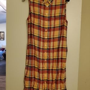 Ralph Lauren Multicolored Button Down Dress